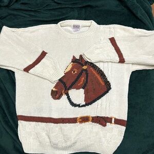 Sweater with Horse